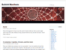 Tablet Screenshot of bullshitmanifesto.com